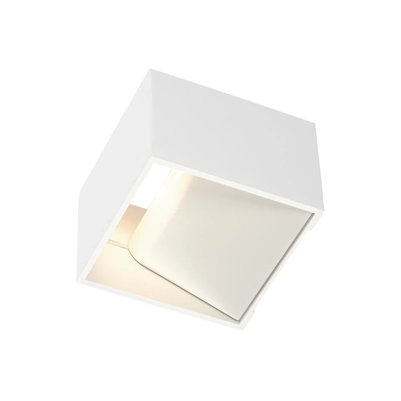 SLV Wall-Mounted Light LOGS in/Wall Lighting Inside, LED spot, Surface-Mounted Light, Wall-Mounted Light, Wall Spotlight / 2000-3000K 11W 690lm White dimmable