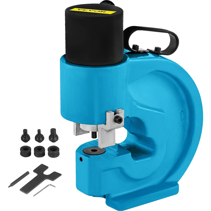 Happybuy Hydraulic Punch, Metal Punching Machine, Hydraulic Hole Punch for Metal Plates/Iron/Aluminum/Copper/Stainless Steel Punching in Electrical Industry