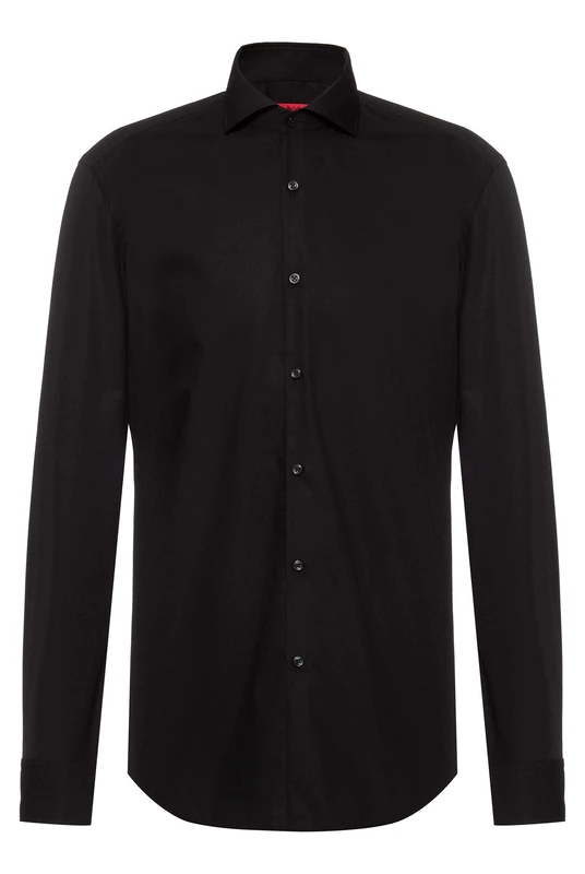 HUGO Men's Shirt. - Black - 16