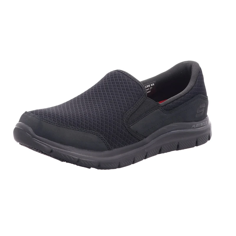 Skechers Women's Cozard Slip On Trainers, Black Black Mesh Nubuck Water Stain Repellent Blk, 7 UK