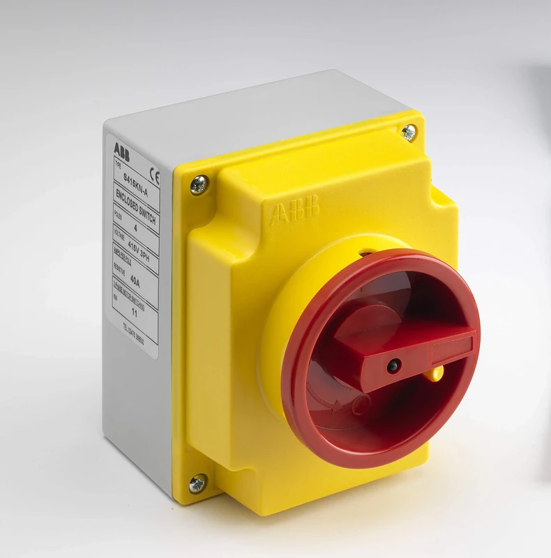 ABB S415KN-A Double Insulated Load Break Switch 40A AC22, Polycarbonate