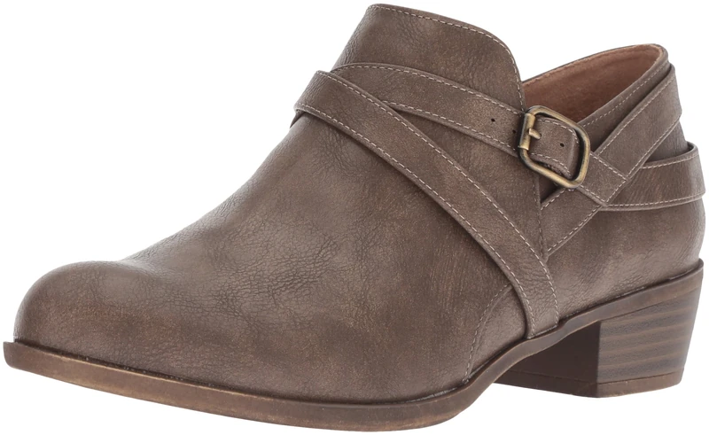 LifeStride Women's Adley Ankle Boot, Taupe, 5 UK