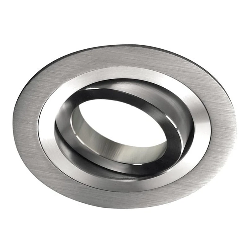 Wonderlamp Classic W-E000108 Recessed Spotlights with GU10 Fitting Pack, Grey, 3.75 x 1", Pack of 10