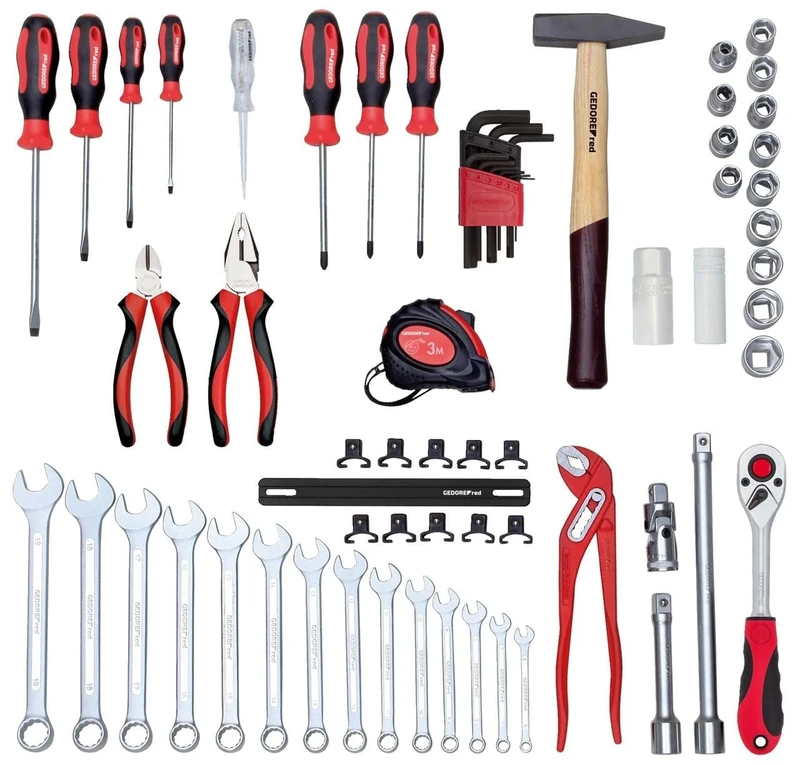 Gedore Red Universal Screwdriver Set 57-Piece