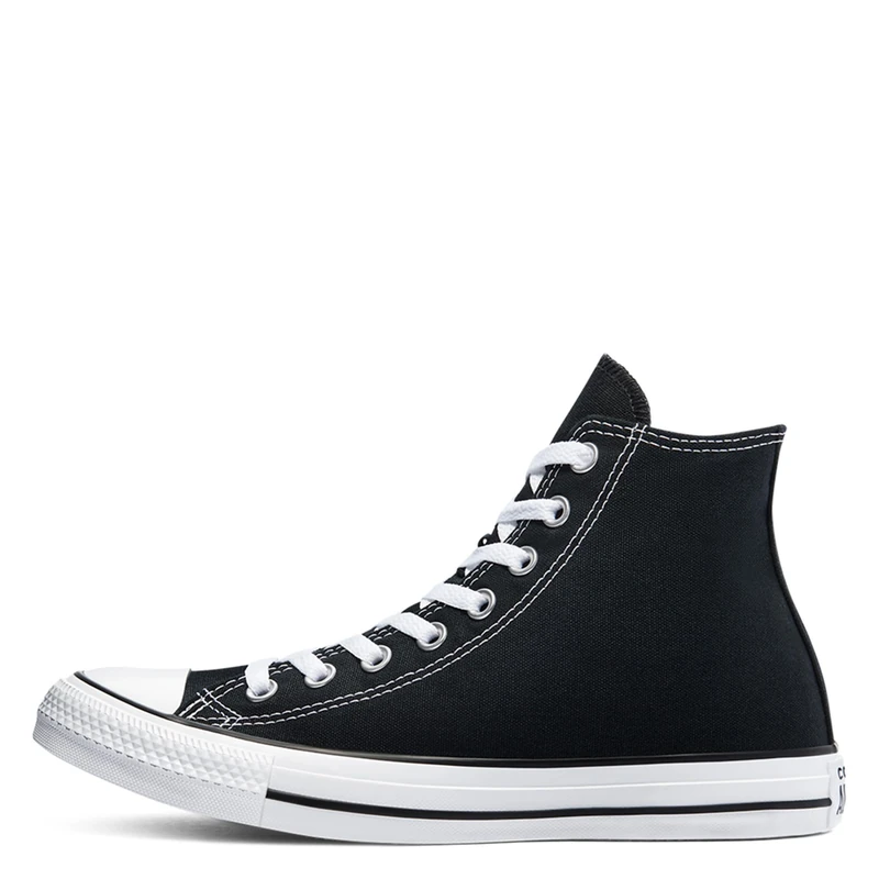 Converse All Star Hi Trainers Black Canvas - 6 UK