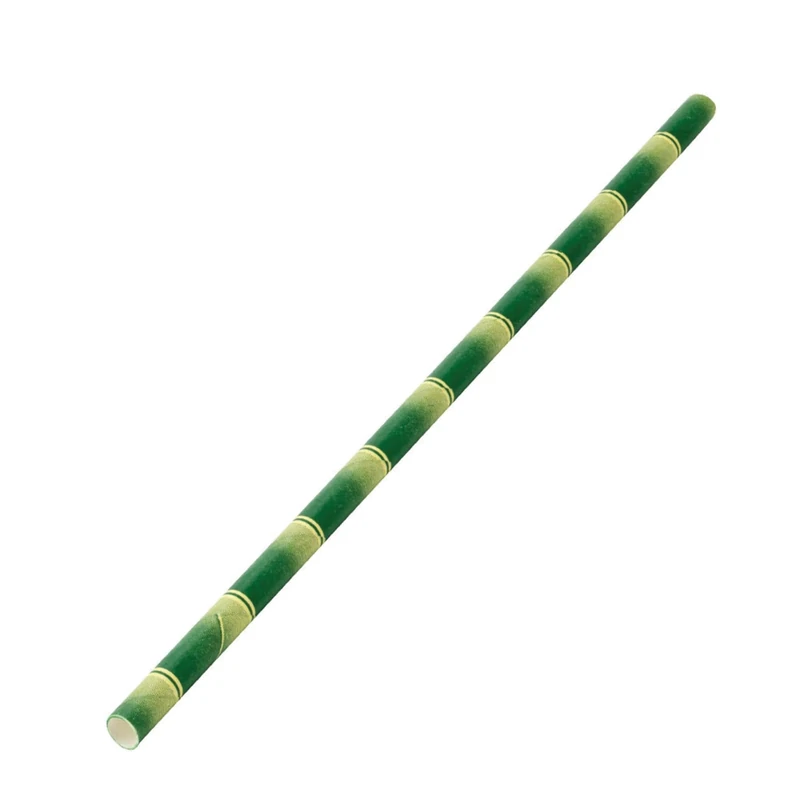 Utopia Paper Bamboo Straws 8", Case of 6000
