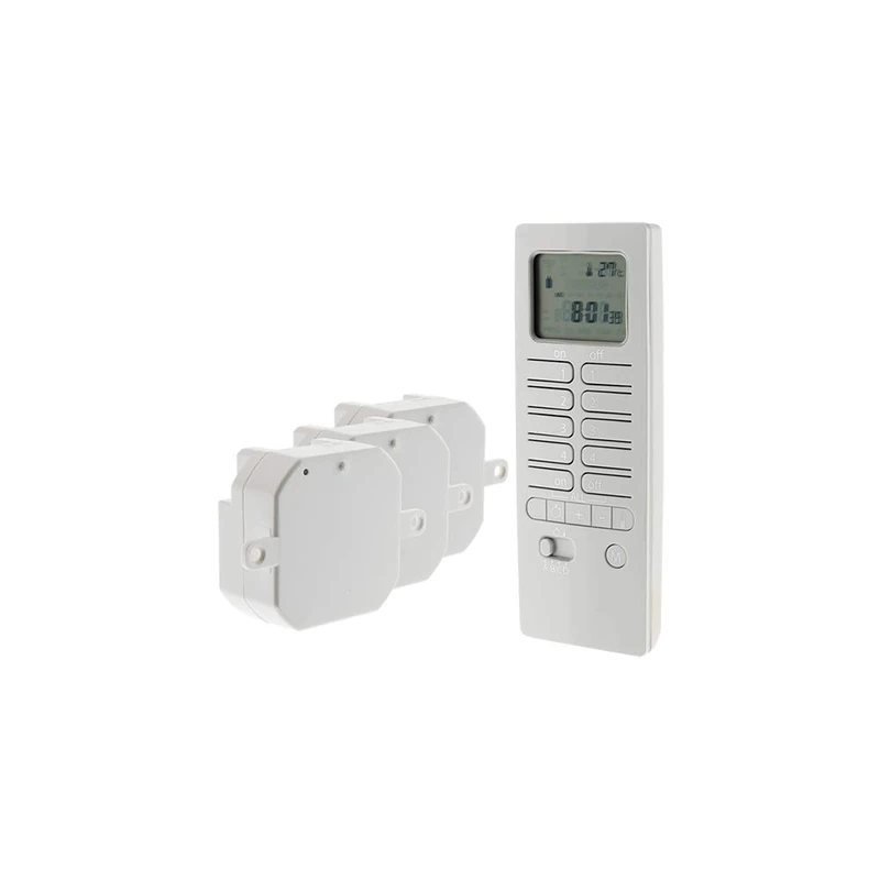Connected heating pack with thermostat remote control and heating modules - Otio
