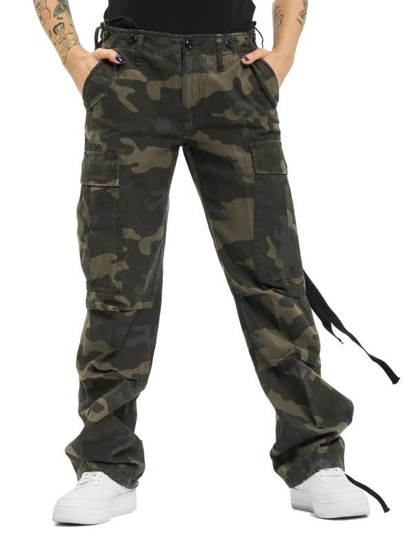 Brandit Women M65 Pants, color: darkcamo, size: 32