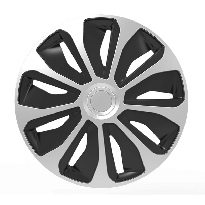AutoStyle Set of 4 wheel covers Platin 15-inch silver/black