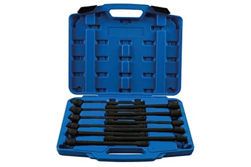 Laser 7104 Universal Joint Deep Impact Socket Set 3/8"D 11pc