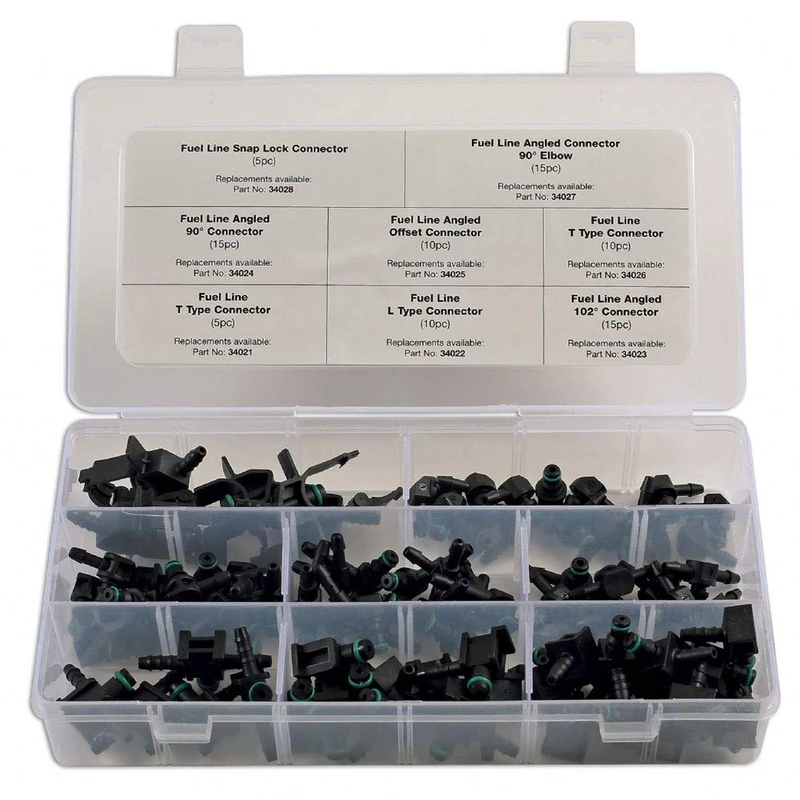 Connect 34039 Assorted Popular Fuel Line Connectors 85pc