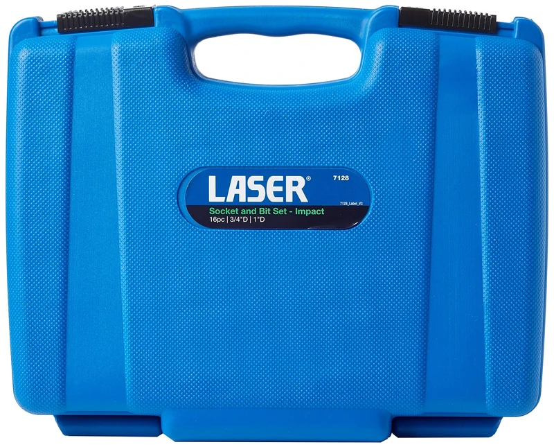 Laser 7128 Impact Bit & Socket Set 3/4"D, 1"D 16pc