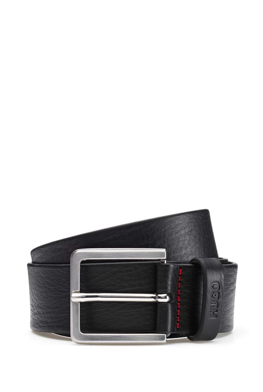 HUGO Men's Gionios_sz40 Belt, Black (Black 001), 50 (Manufacturer size: 115|#115|#679)