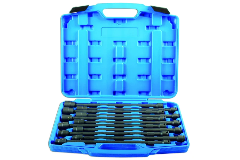 Laser 7102 Universal Joint Extra Deep Impact Socket Set 3/8"D 11pc