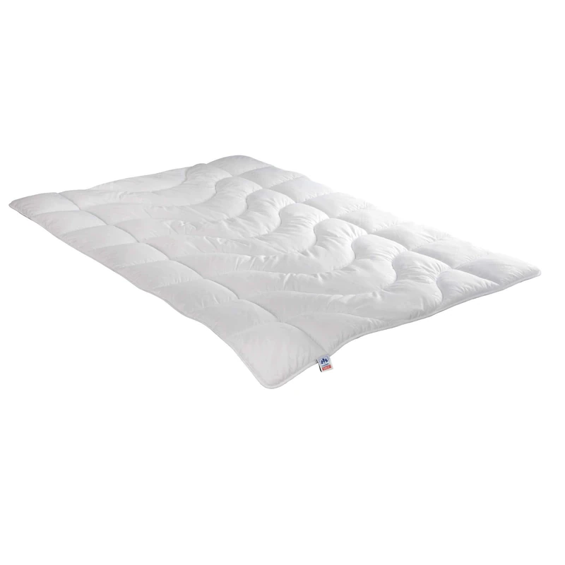 Irisette Lotte 4-Season Duvet – Made in Germany – Duvet with Top Cool Fabric, Washable at 95 Degrees, Includes Storage Bag, 155 x 220 cm, White, Oeko-Tex Certified
