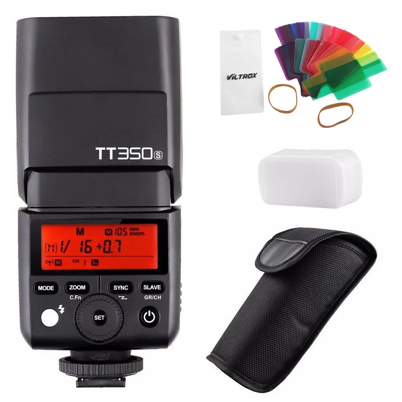 GODOX TT350S TTL Camera Flash GN36 1/8000s HSS Mini Flash Speedlight for Sony Mirrorless Cameras (TT350S) - Image 1