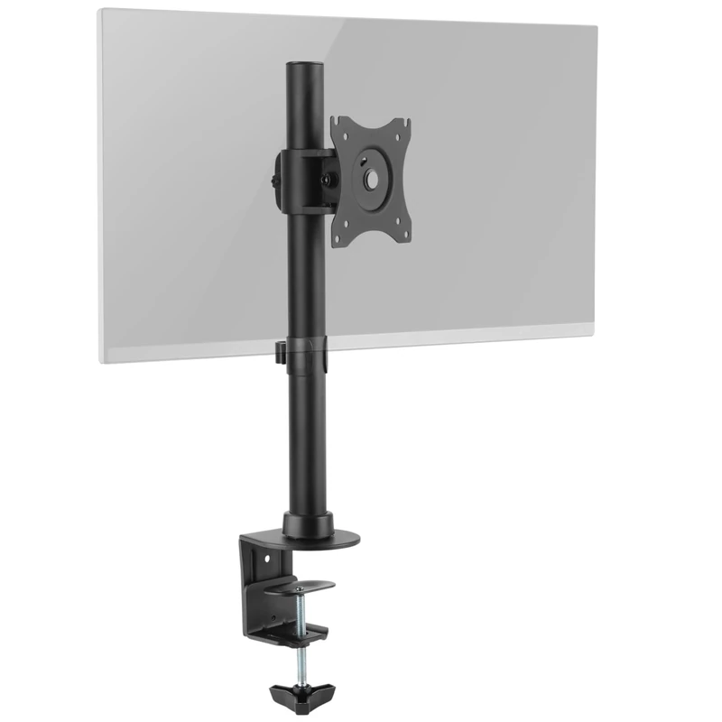 RICOO Single Monitor Stand Tilt TS7011 Swivel 13-29 Inch Universal VESA 75x75 100x100 Mount also Curved Screens Computer Monitor Bracket - Image 1