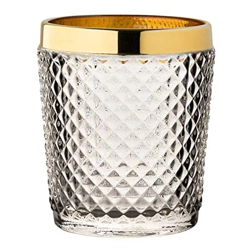 Utopia Dante Double Old Fashioned Gold 12oz 340ml, R90096-GOLD00-B01006, Pack of 6