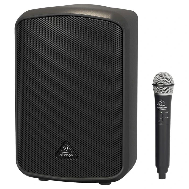 Behringer EUROPORT MPA200BT All-in-One Portable 200-Watt Speaker with Wireless Microphone, Remote Control via Smart Phone, Bluetooth Audio Streaming and Battery Operation