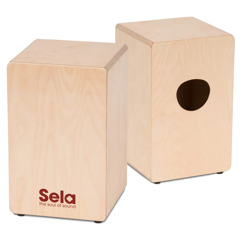 Sela SE 117 Primera - Cajon for beginners and advanced players - incl. adjustable Sela Snare System, high-quality birch body, Made in Germany