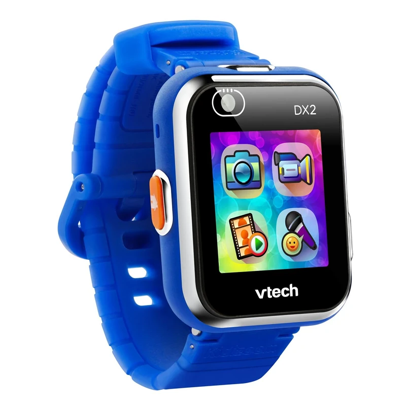VTech Kidizoom Smart Watch DX2, Blue Watch for Kids with Games, Camera for Photos & Videos, Colour Screen, Photo Effects & More, for Infants aged 4, 5, 6, 7 + years