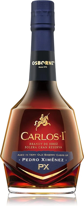 Carlos I Brandy de Jerez, Solera Gran Reserva, Pedro Ximénez, 70 cl (1 bottle)