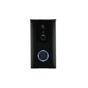 Express One WVD-400V Wi-Fi Video Doorbell with Two Way Audio, 9 V, Black, 12.5 x 7 x 3 cm