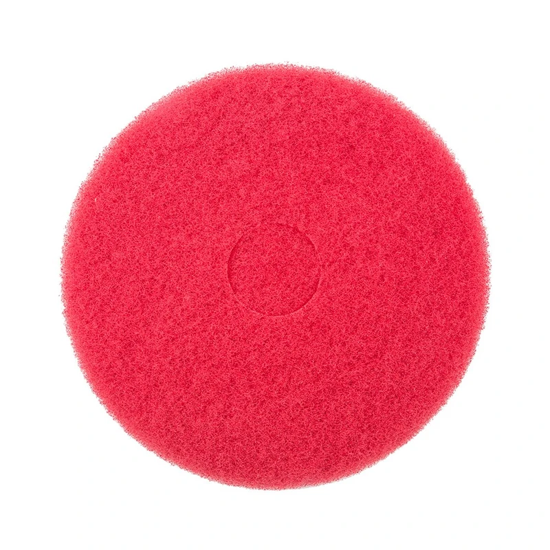 Mercer Industries 45020R Floor Maintenance Pads, 5 Pack, 20", Red