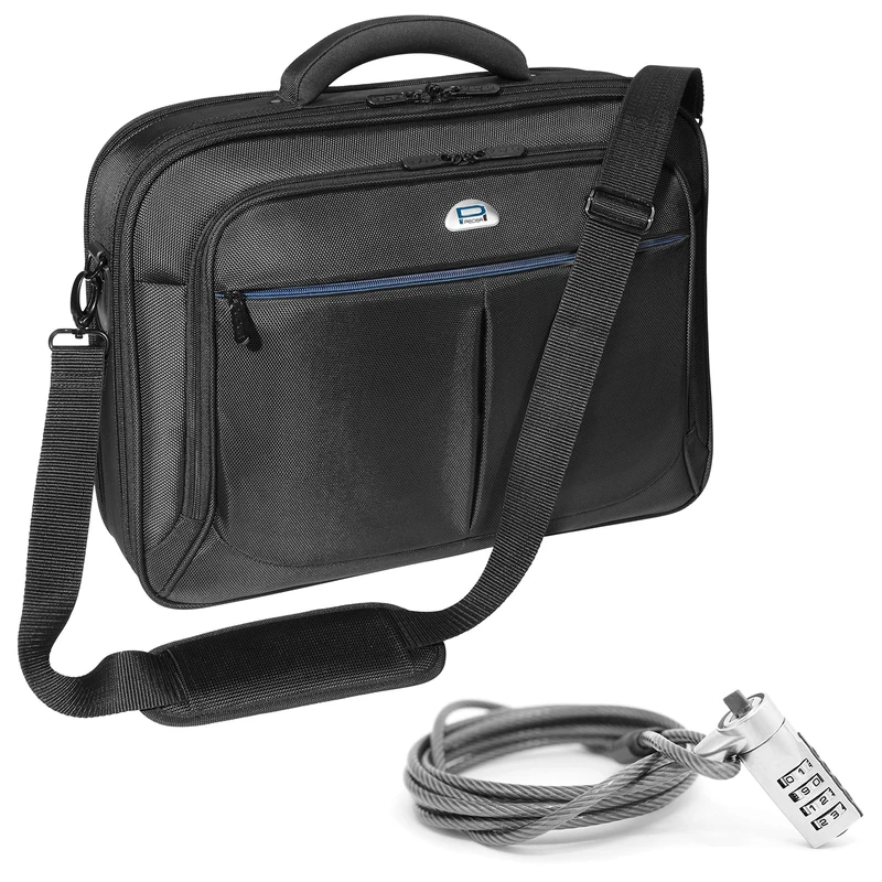 Pedea laptop bag Premium bag for notebooks with screens up to 15.6 inches (39.6 cm); shoulder bag incl. notebook lock, black