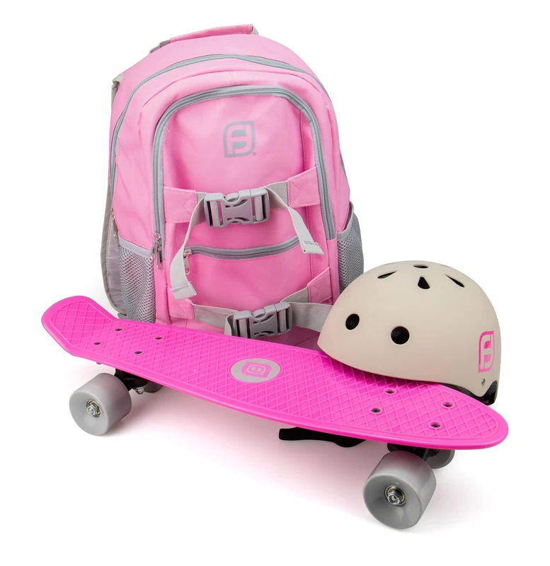 D'arpèje - FUNBEE - Back Pack + Helmet + Skate 22'' - Girls - OFUN442-F