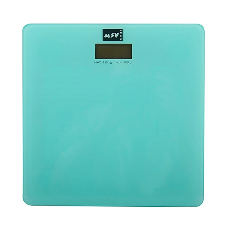 MSV Bathroom Scales, Green Pastel, 0