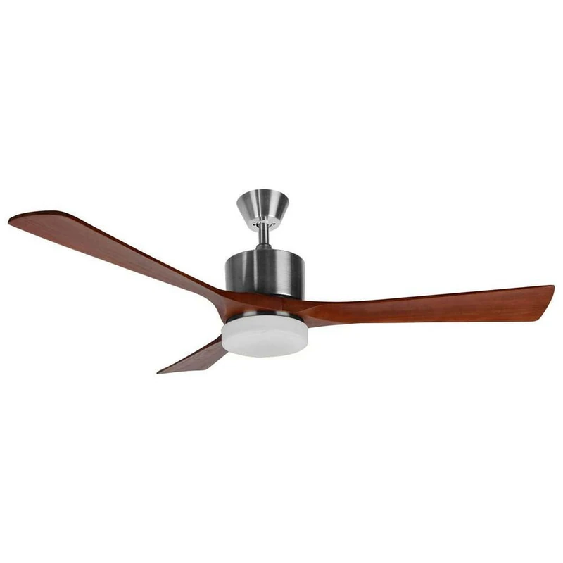 Orbegozo Ceiling Fan CP 97132 3 Speed Quiet LED Light Remote Control 136cm Diameter Timer 3 Wooden Blades 70W - Image 1