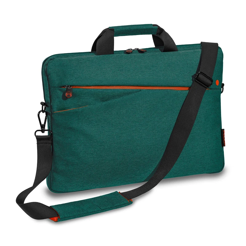 PEDEA laptop bag "Fashion" bag for notebooks with screens up to 17.3 inches (43.9 cm); shoulder bag with shoulder strap incl. notebook lock, turquoise - Image 1