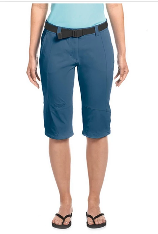 maier sports Kluane, Women's Short Hiking Trousers, Water-Repellent Outdoor Trousers for Trekking and Hiking, PFC-Free, mSTRETCH pro 4 & dryprotec
