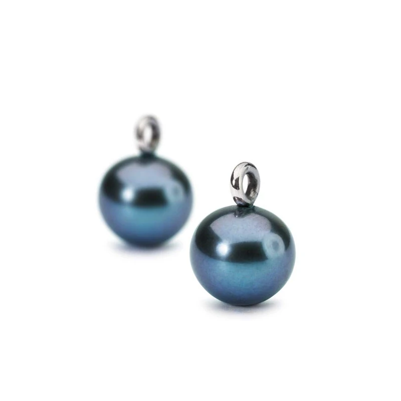 Trollbeads Peacock Pearl Round Drops