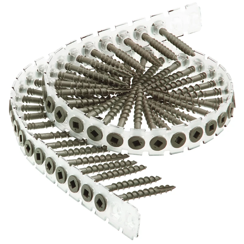 Senco 08D175W DuraSpin #8 x 1-3/4-inch, Decking and Dock Collated Screw, 1,000 Ct.