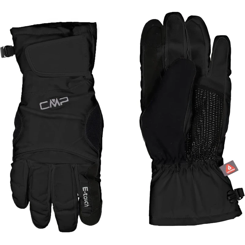 CMP - Woman Taslan Ski Gloves, Black, 7