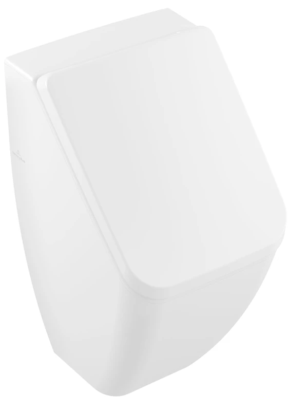 Villeroy & Boch Venticello Urinal Lid, Toilet Lid with Soft-Close Mechanism, Lid for Urinal Made of Shatterproof Duroplast, Toilet Lid, Original Replacement Part, Rectangular, White Alpine, Glossy