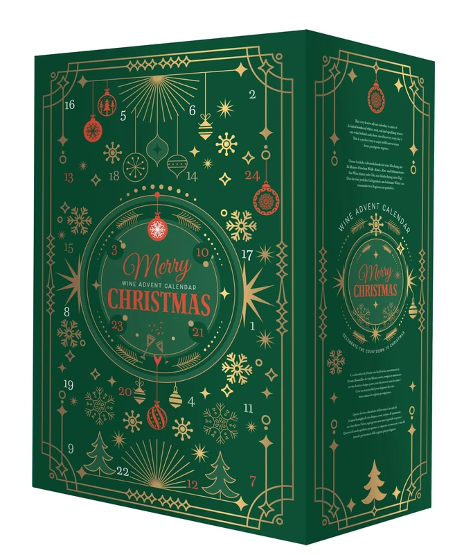 GCF - Wine and sparkling Advent calendar - Gift Box - Set of 24 (19 x 0.187 - 5 x 0.20)