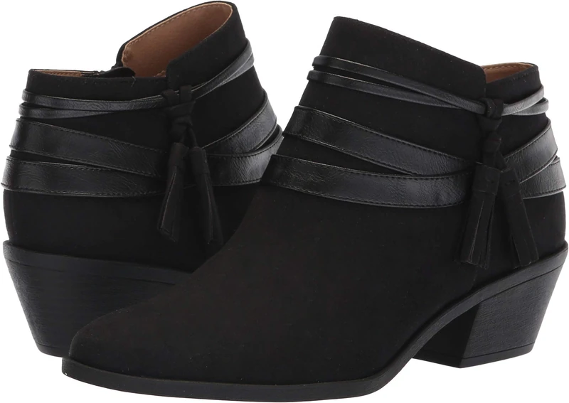 LifeStride Women's PALOMA Ankle Boot, Black, 6 UK