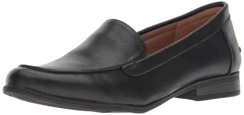 LifeStride Women's Margot Loafer, Black, 7.5 UK