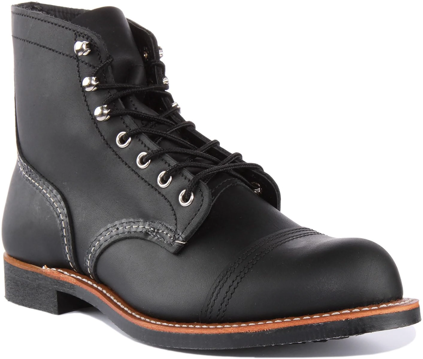 Red Wing Iron Ranger 08084-0D Leather Mens Boots - Black - 41