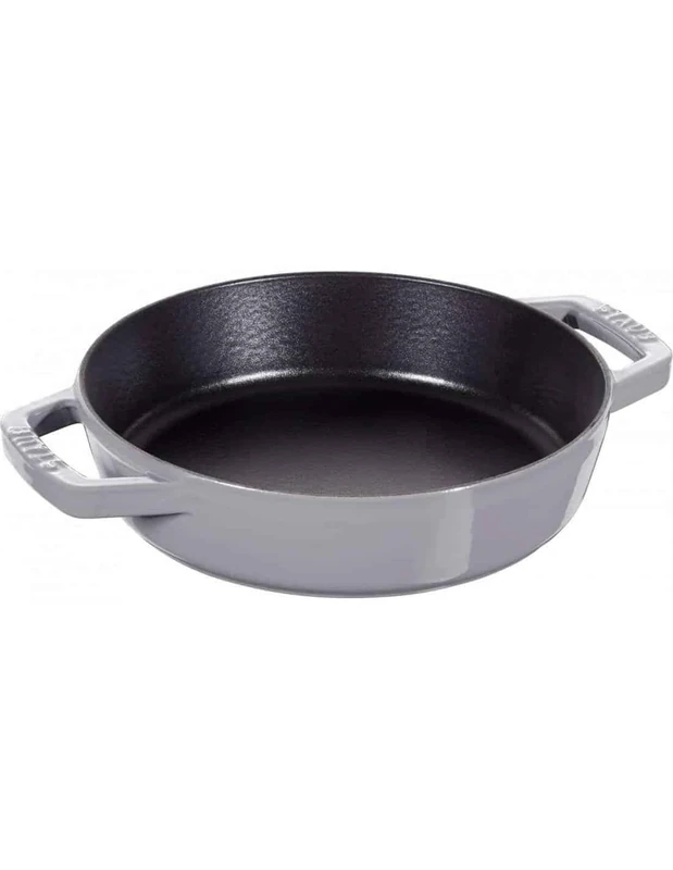 Staub double handle skillet 34cm - Grey