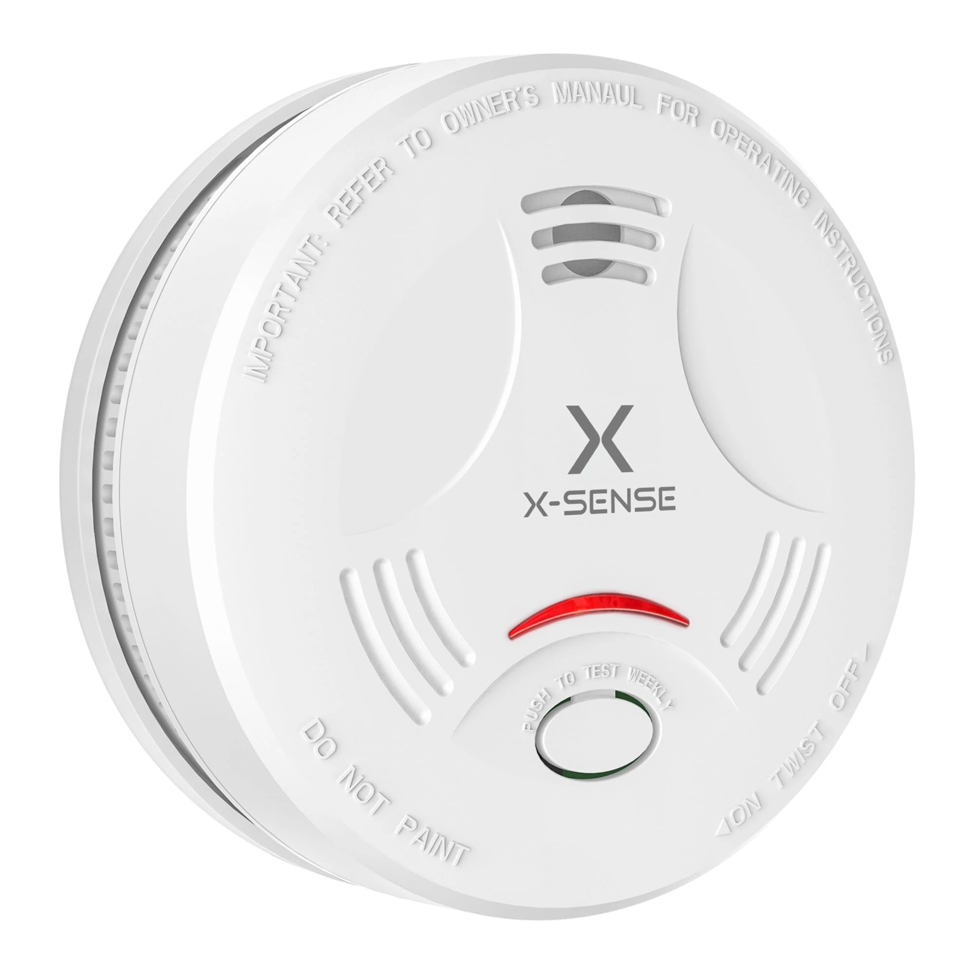 X-Sense Smoke Alarm for Home, 10-Year Battery Fire Alarm, LED Indicator & Silence Button, Smoke Detector Battery Operated, Conforms to EN 14604 Standard, SD11