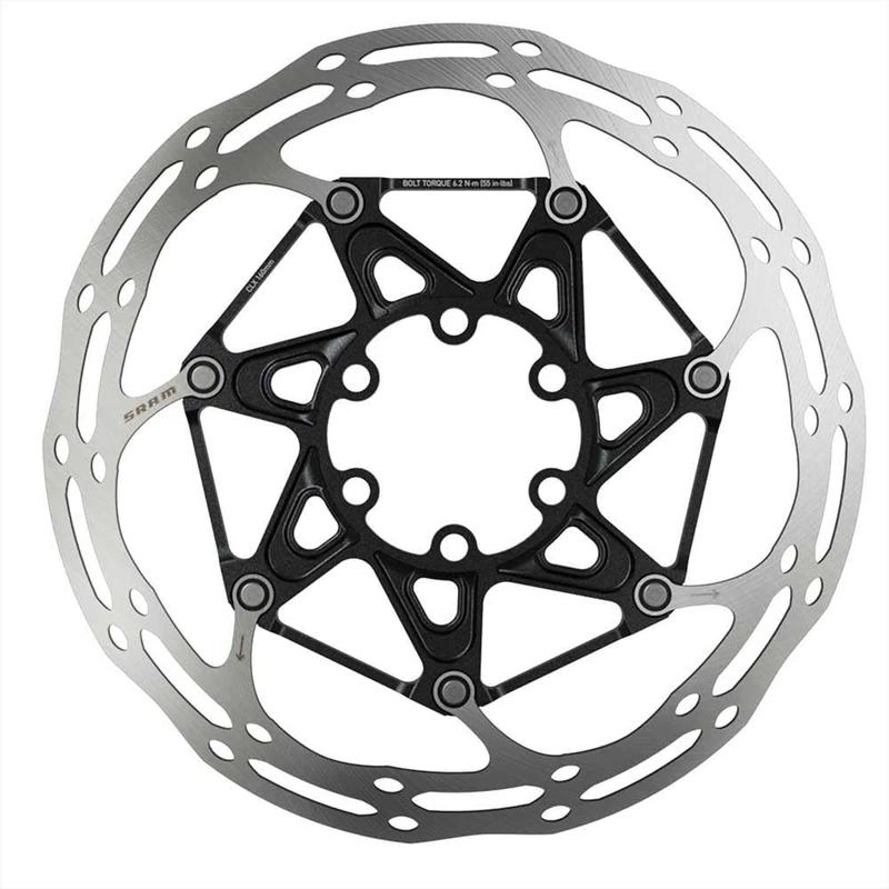 Sram Unisex – Adult Rotor Centreline Brake Disc, Black, Diameter 180 mm