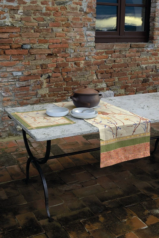 Bassetti Tablecloth, Cotton, Mehrfarbig (Beige), 140x170cm