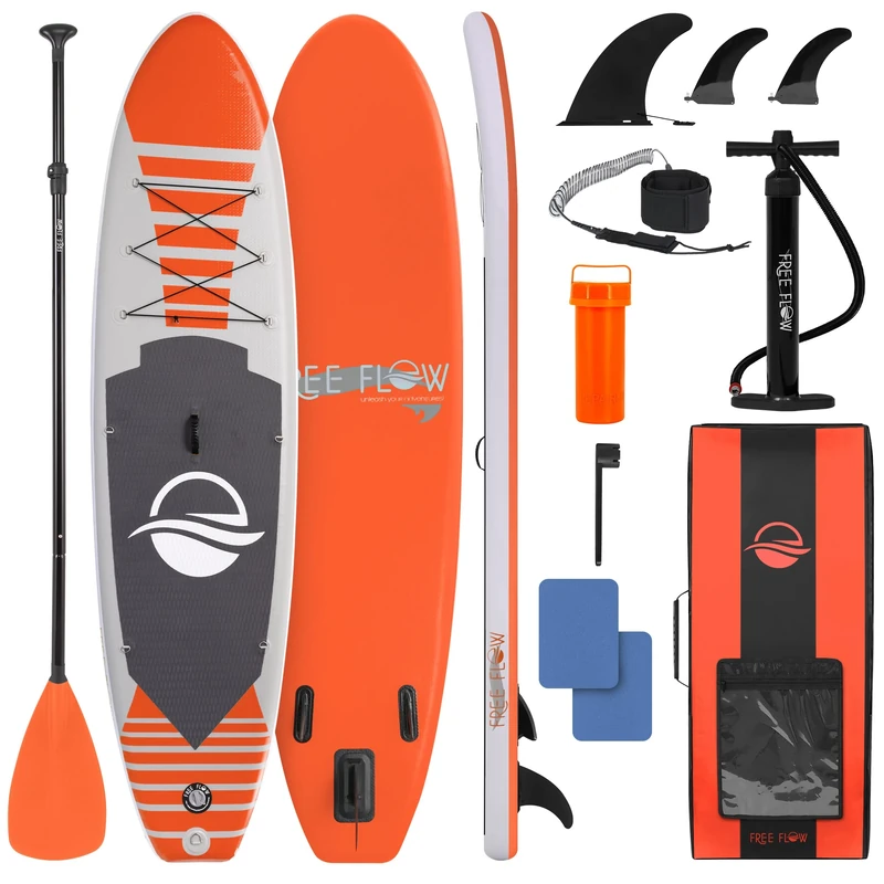 SereneLife Inflatable Stand Up Paddle Board, SUP Board- Paddleboards for Adults and Youth, Surfing Board Kit, 0.63cm Thick Standup Paddleboarding, Non-Slip Deck, Wide Stance, Surf Control w/Backpack