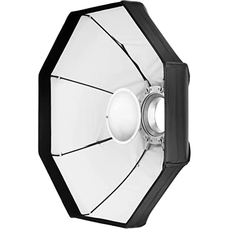 Rollei Pro Beauty Dish 80 cm - Foldable Beauty Dish with Bowens connection, ideal for People photography, Conversion to softbox possible