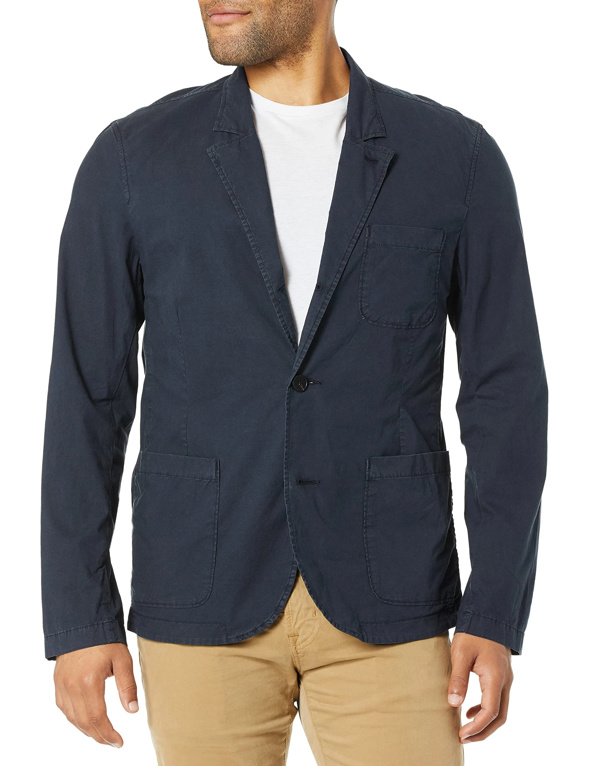 AG Adriano Goldschmied Men's Shane Casual Blazer, Sulfur Dark Cove, S