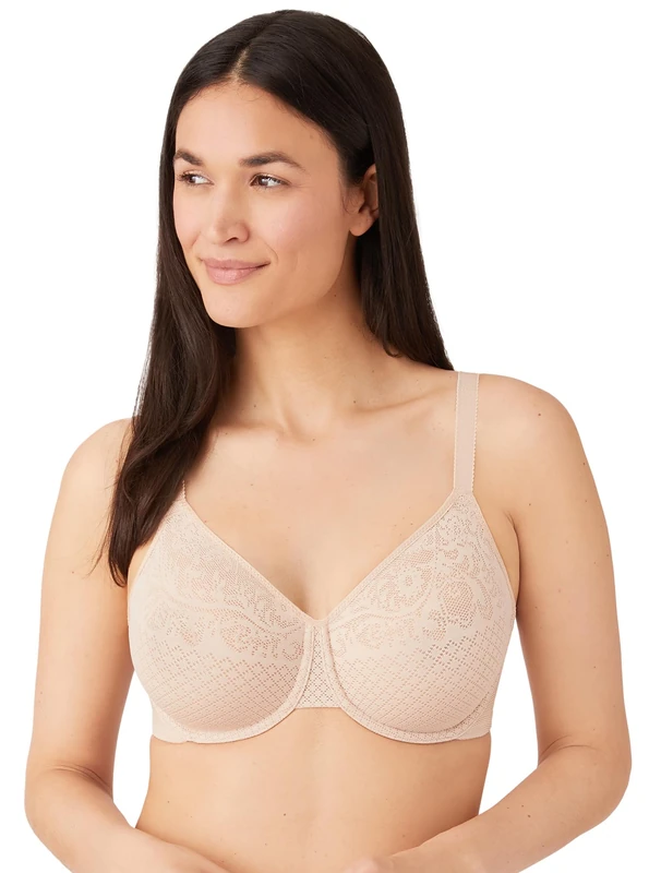 Wacoal Women's Visual EIIects Minimizer Iull Coverage Bra, Sand, 34 I